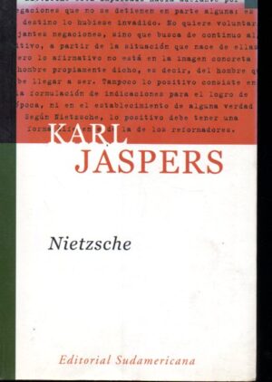 Nietzsche. Introducción a la comprensión de su filosofar.
