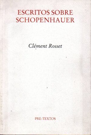 Escritor sobre Schopenhauer.