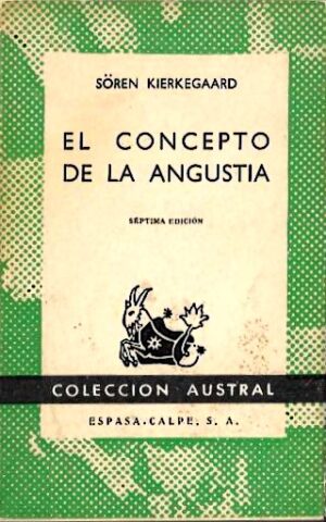 El concepto de la angustia.
